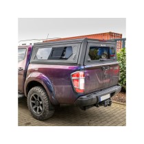 Hardtop Alu-Cab noir avec fenêtre pour Nissan Navara NP300 2015+